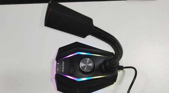 Υπολογιστών υπολογιστών γραφείου lap-top συνδεμένο με καλώδιο USB μικροφώνων μικρόφωνο συνομιλίας φωνής μετατροπέων φωνής παιχνιδιών ζωντανό
