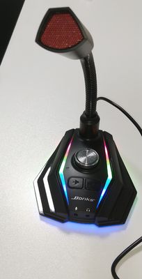 Υπολογιστών υπολογιστών γραφείου lap-top συνδεμένο με καλώδιο USB μικροφώνων μικρόφωνο συνομιλίας φωνής μετατροπέων φωνής παιχνιδιών ζωντανό
