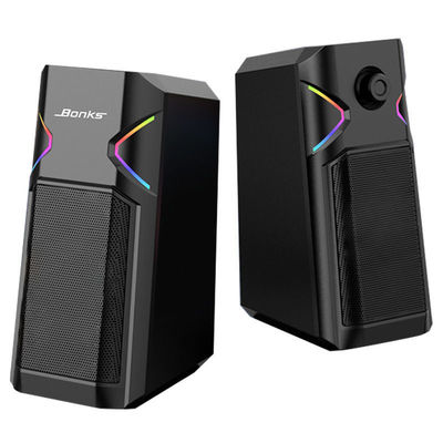 RGB τυχερού παιχνιδιού υπολογιστών ομιλητών USB υπολογιστής γραφείου Subwoofers όγκου lap-top μικρός ακουστικός έξοχος