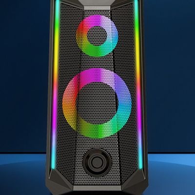 RGB τυχερού παιχνιδιού υπολογιστών ομιλητών USB υπολογιστής γραφείου Subwoofers όγκου lap-top μικρός ακουστικός έξοχος